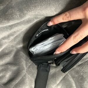 lululemon Black dual keychain